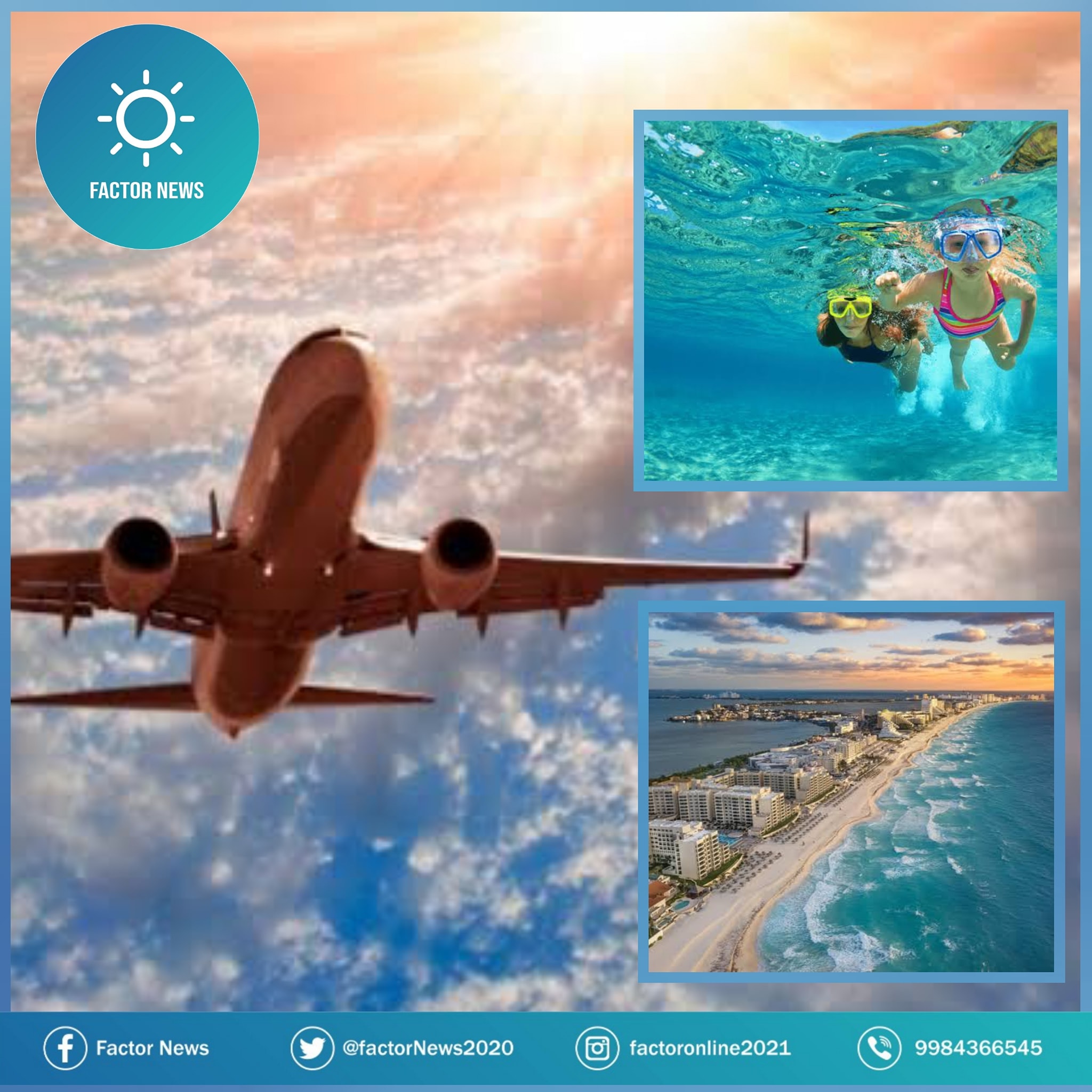 Cancún: Aseguran 7.5 millones de asientos de avión para el Caribe Mexicano.