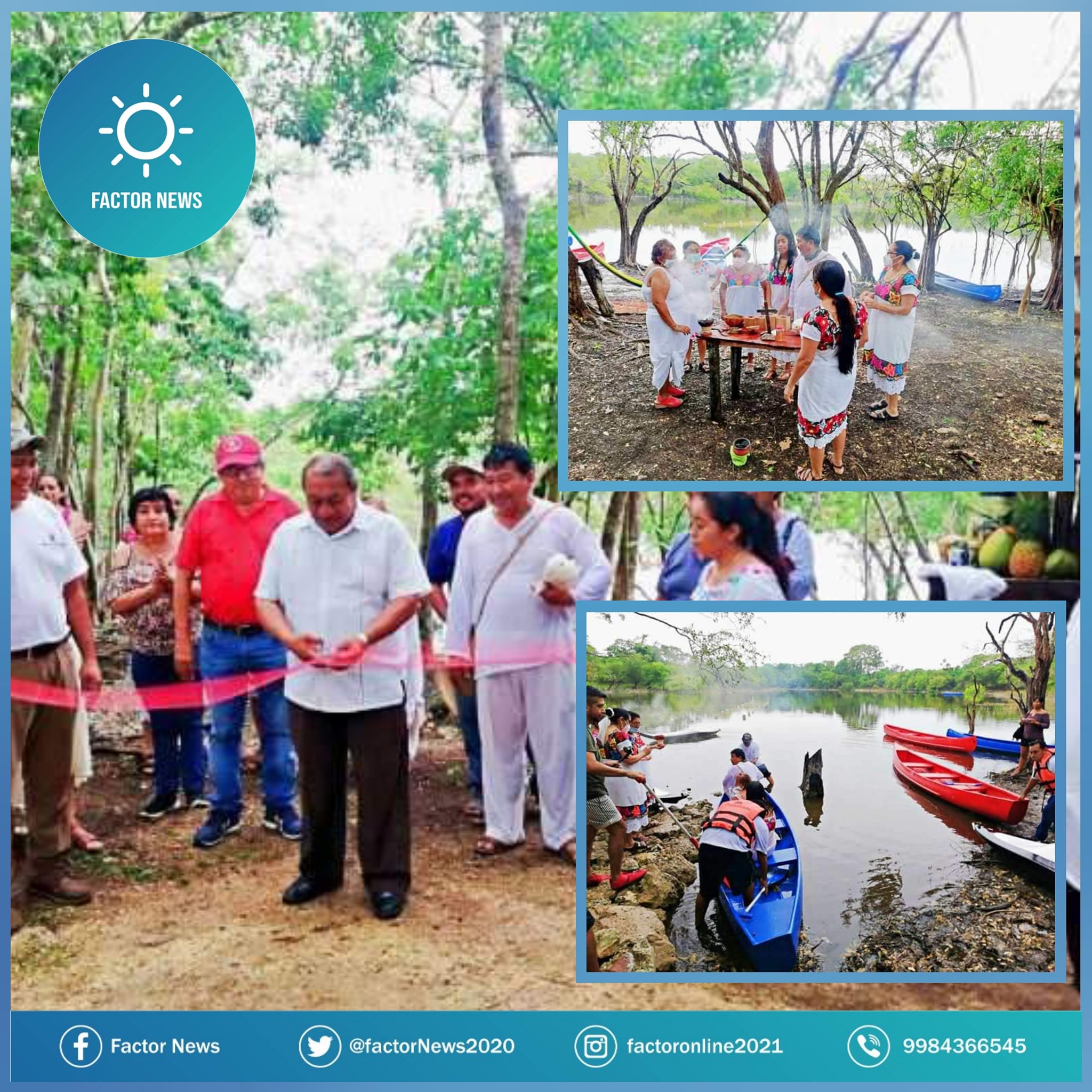 Inauguran proyecto ecoturístico en El Cedral.