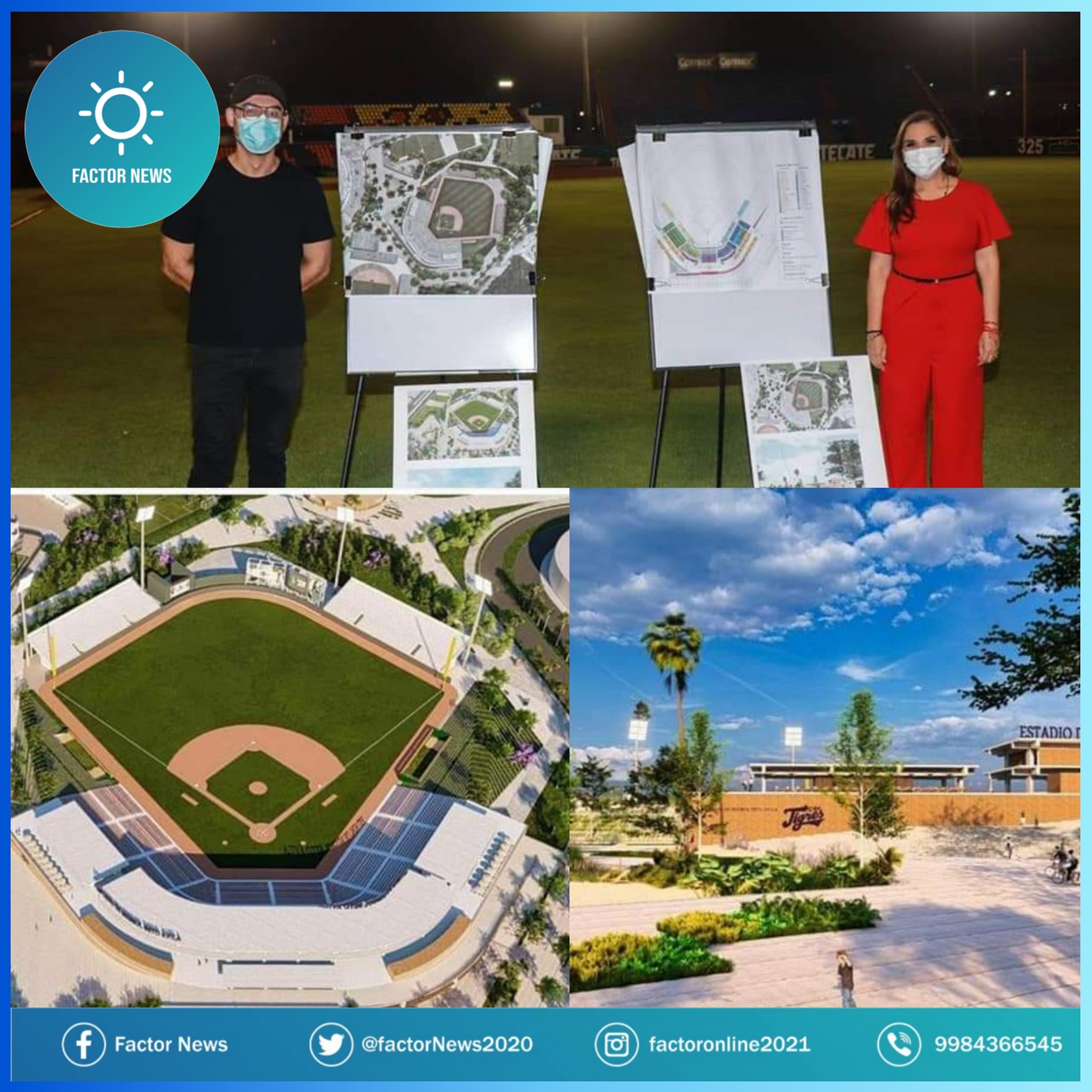 Complejo deportivo de gran nivel para Cancún, en colaboración entre el gobierno federal y el municipal.