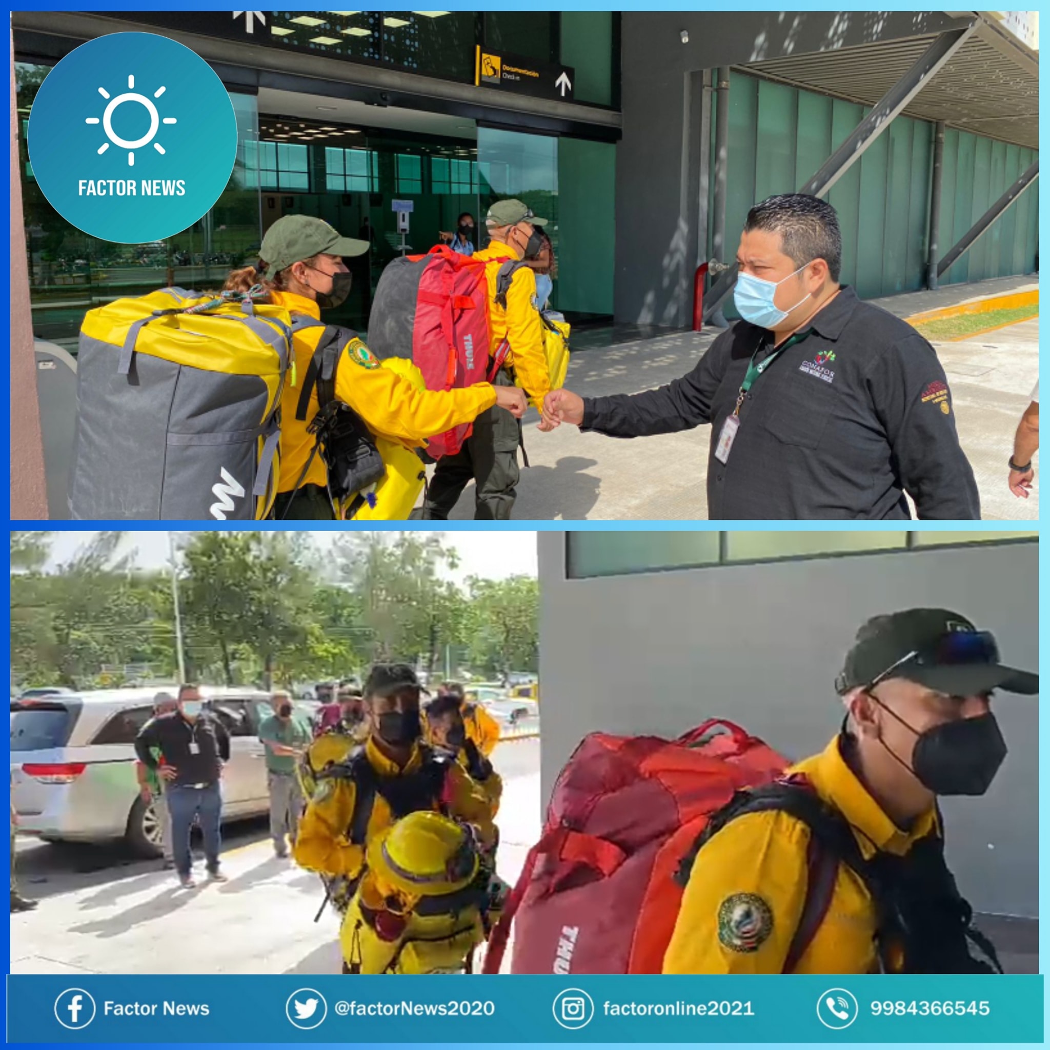 Quintana Roo envía contingente de personal combatiente que ayudará en la supresión de incendios forestales en Canadá.