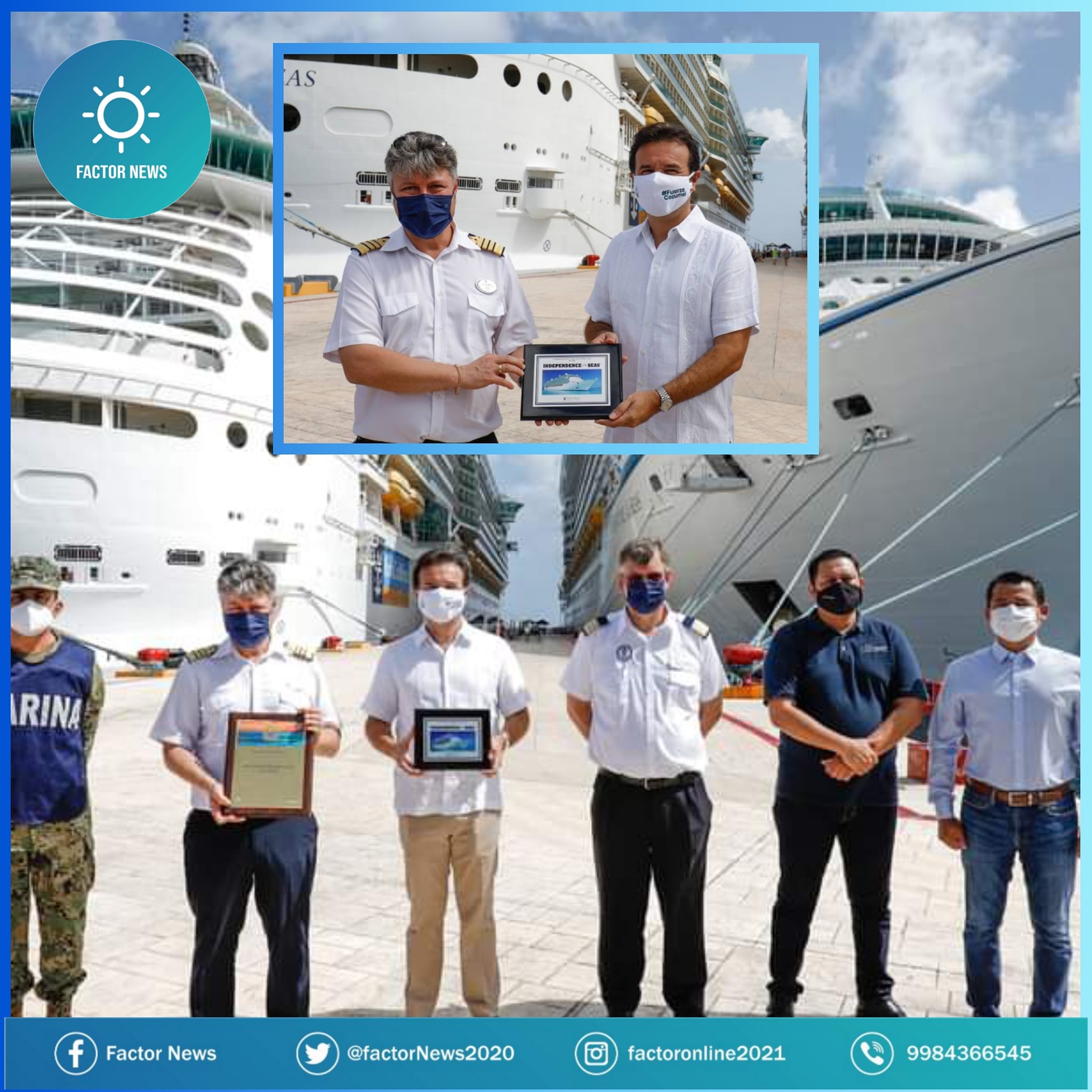 Recibirá Cozumel 400 cruceros en el segundo semestre de 2021.