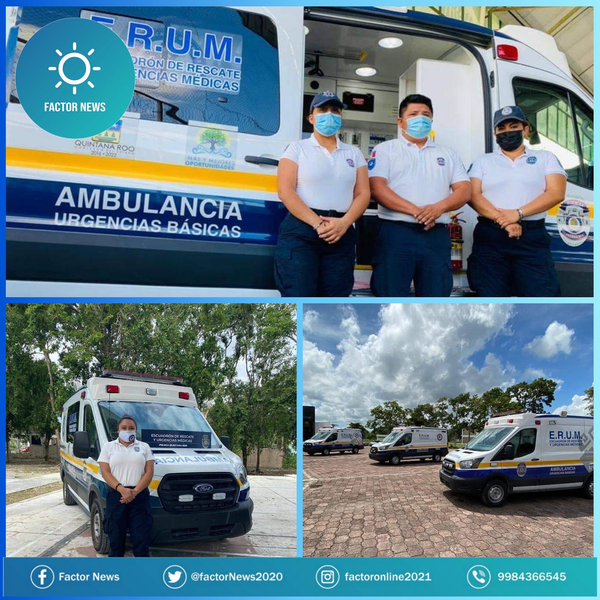 Quintana Roo ya cuenta con un Escuadrón de Rescate y Urgencias Médicas (ERUM).