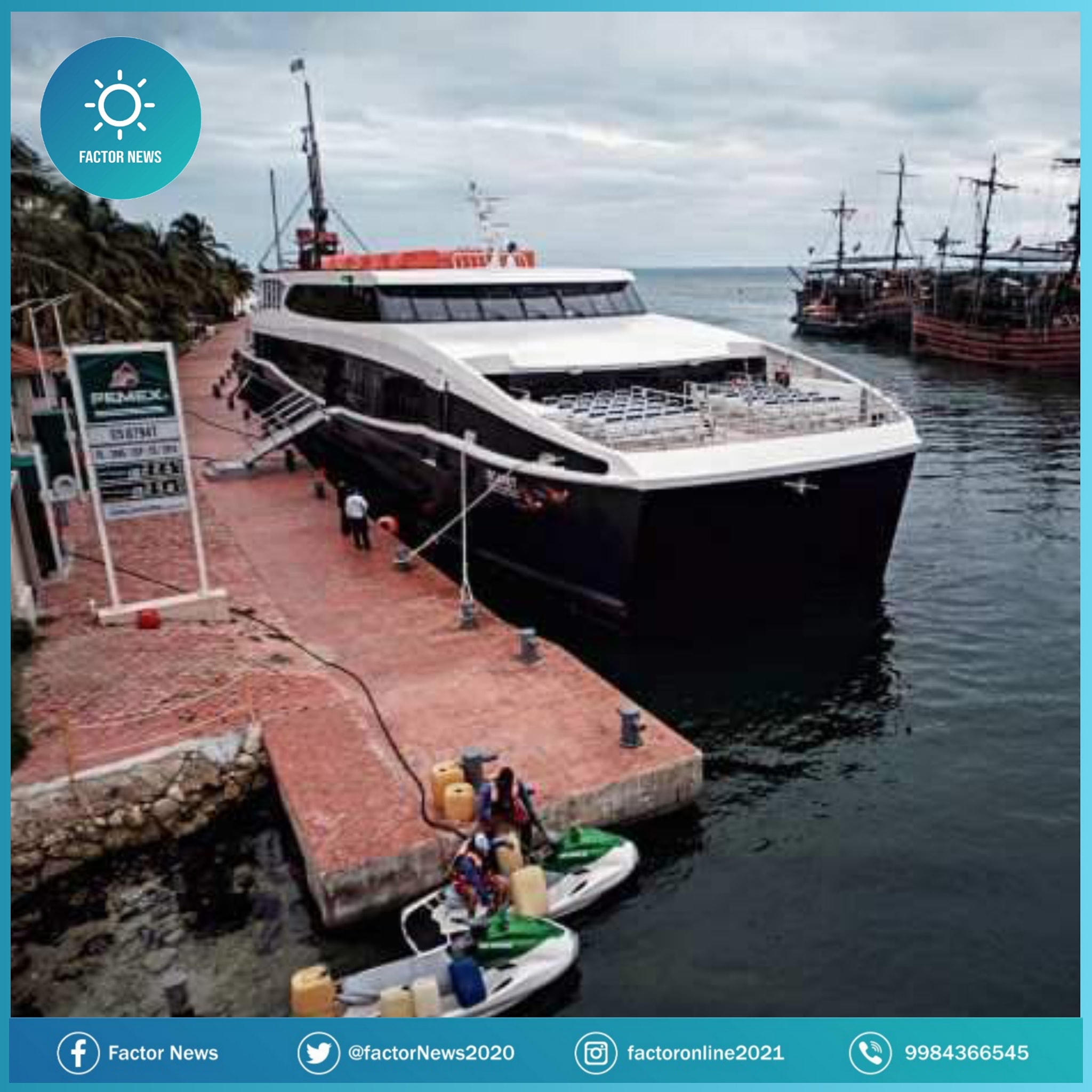 Grupo Xcaret inicia este lunes servicio de ferry entre Cancún e Isla Mujeres.