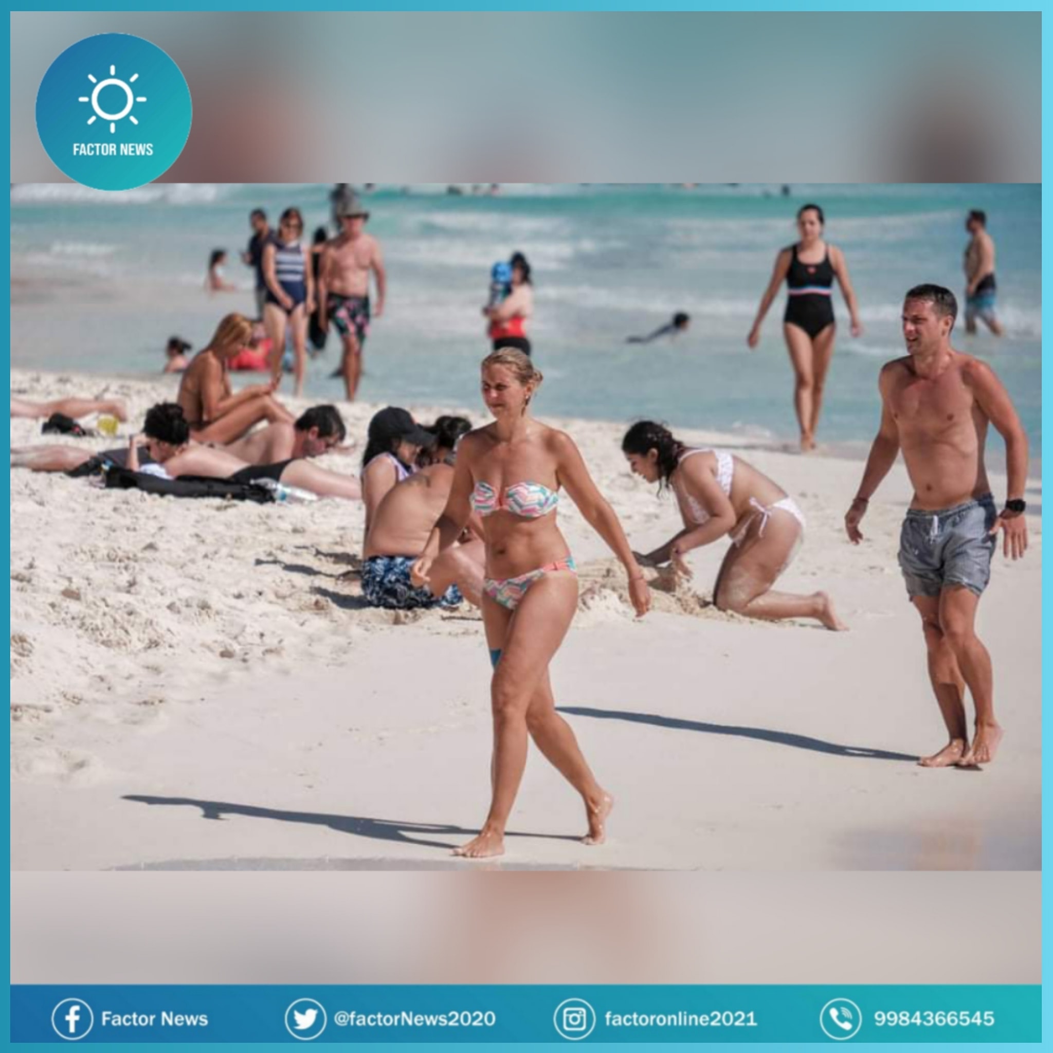 Más de cien mil turistas recibe a diario la Riviera Maya en esta temporada.