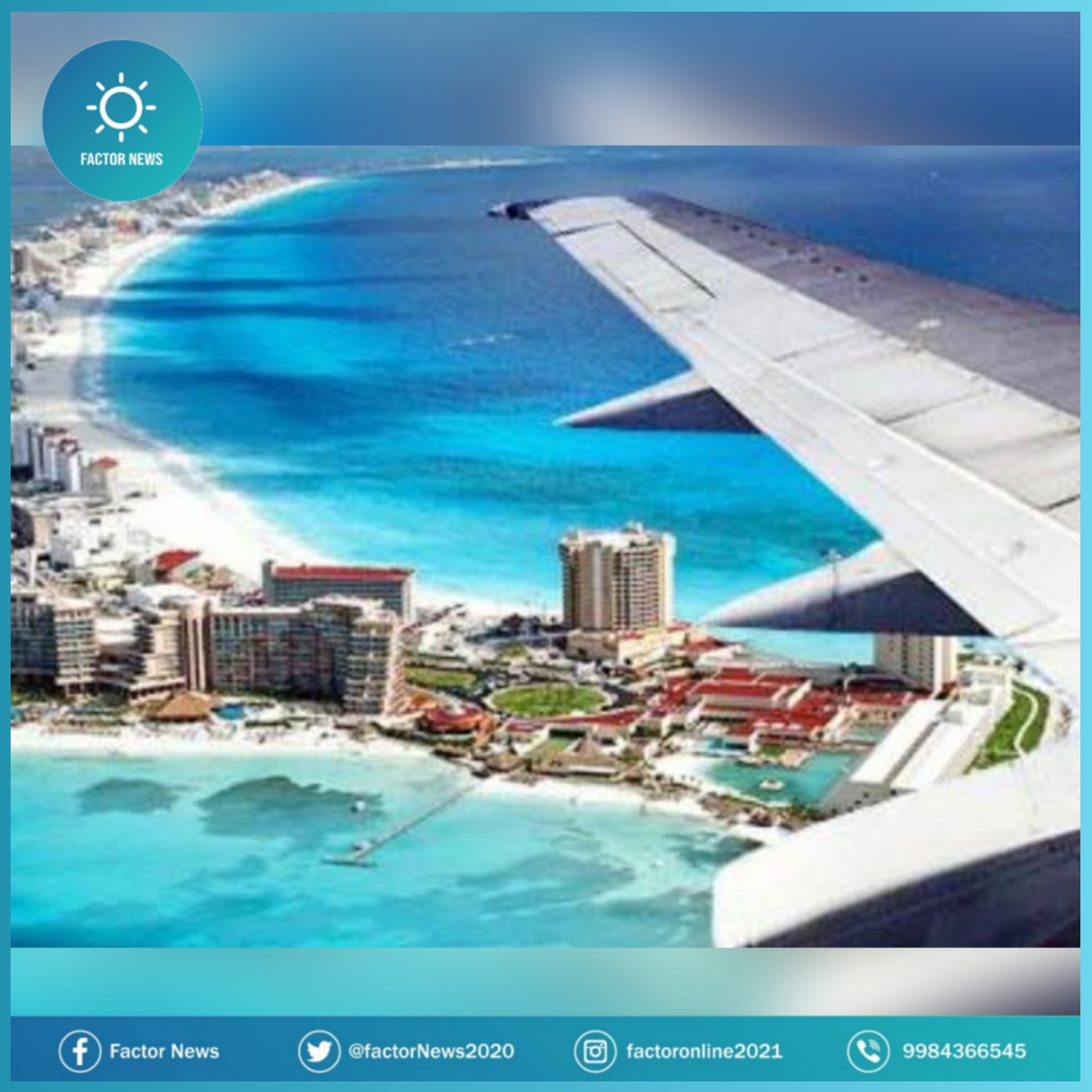 Cancún, el destino con mayor número de vuelos y asientos de avión en México para 2022.