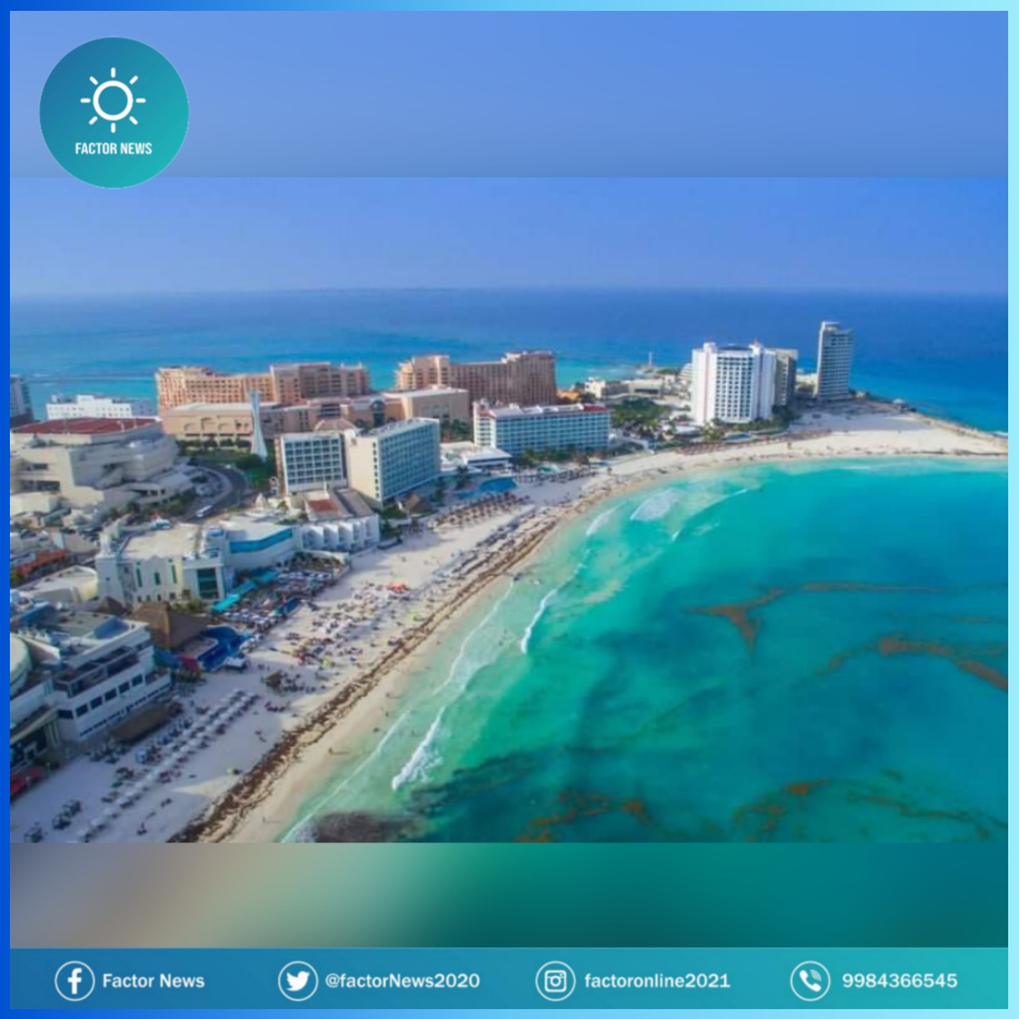 Cancún, el tercer destino más popular del mundo, según Tripadvisor.