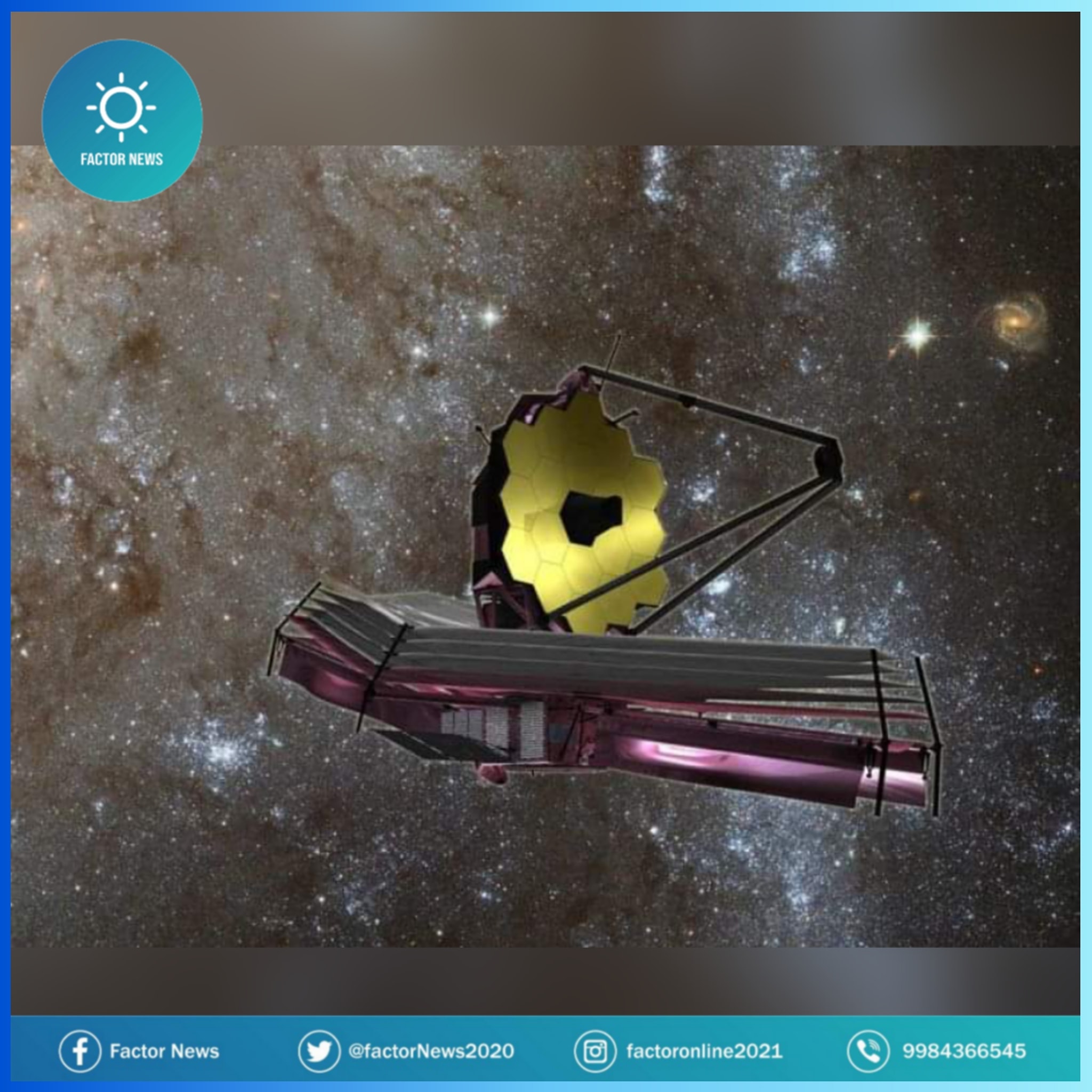 Telescopio James Webb llega a su destino para observar el cosmos.