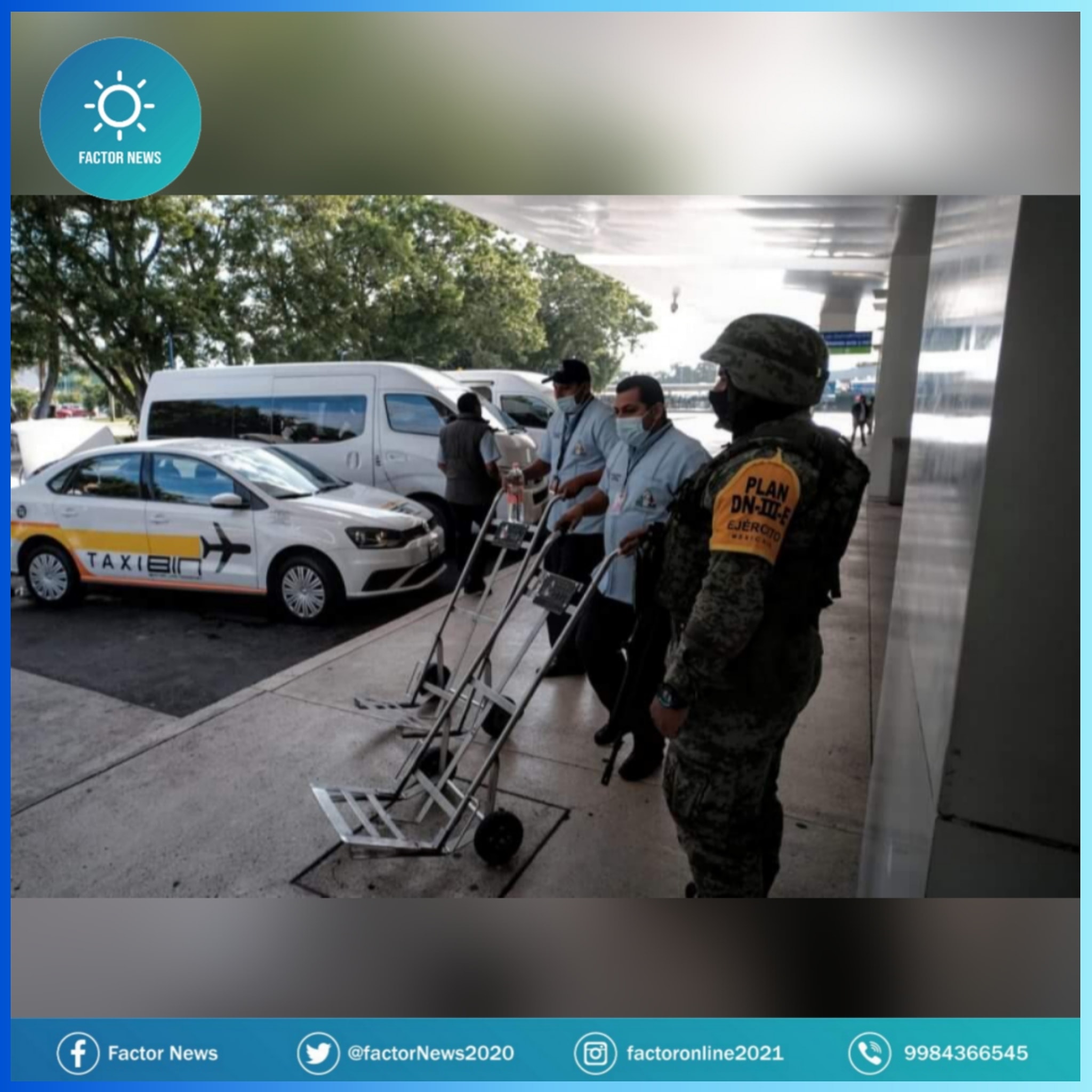 Militariza AMLO los aeropuertos de Cancún y Cozumel con el argumento de mejorar la atención y evitar la corrupción.