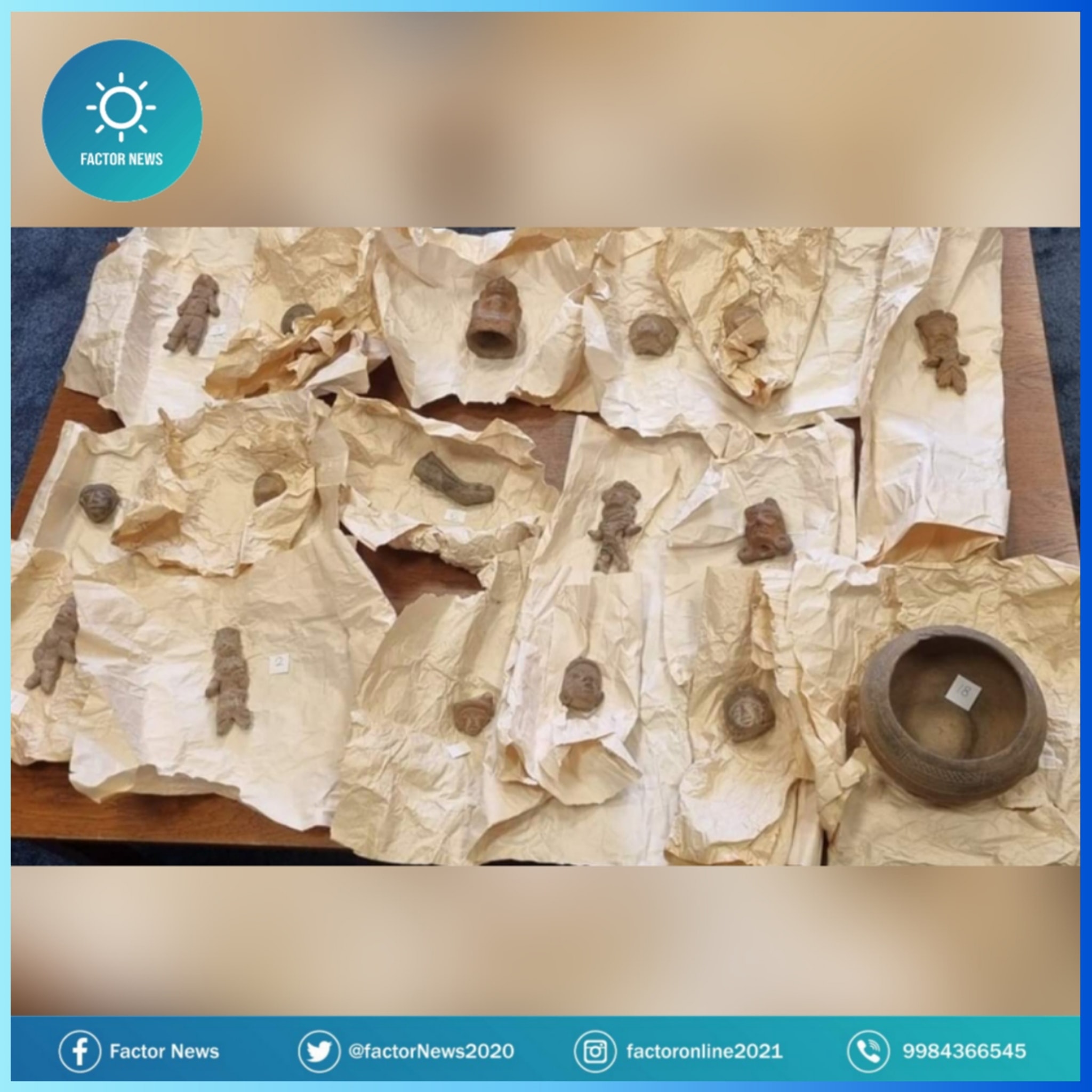 México recupera 17 piezas arqueológicas de la cultura huasteca que estaban en Países Bajos.