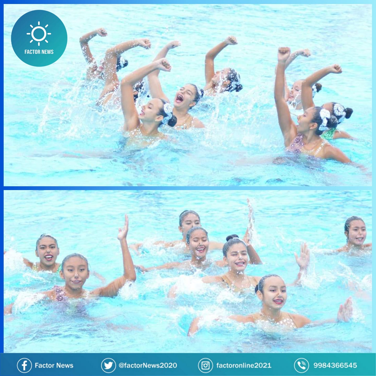 Selectivo de natación artística de Cozumel, conquista 22 medallas en la eliminatoria nacional.